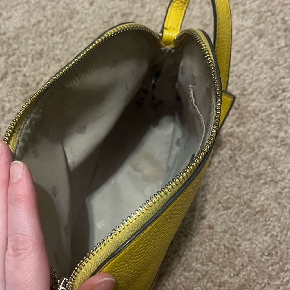 Kate spade Yellow Leather Crossbody Bag - Picture 3 of 5